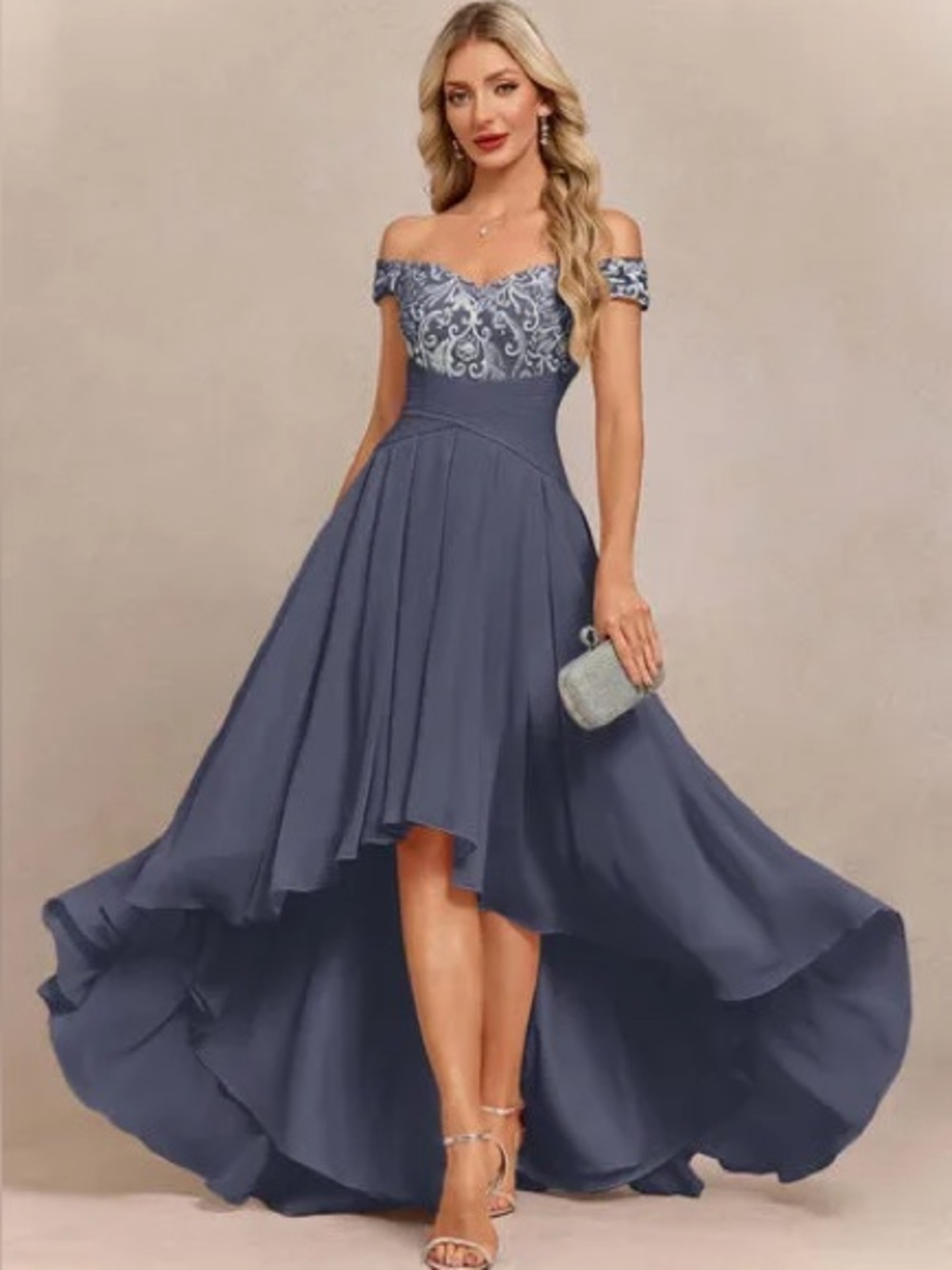 Jj’s house dusty blue size 10 NWT Dress